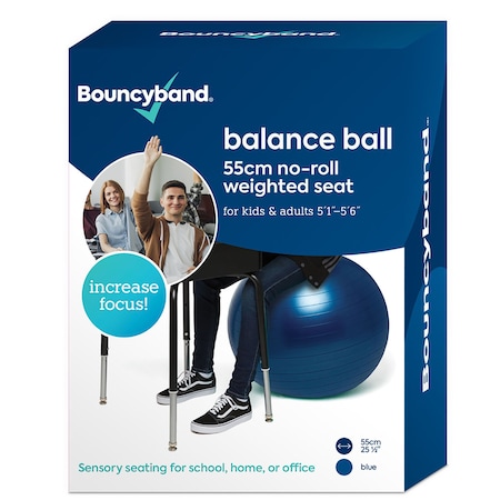 Bouncybands Balance Ball, 55cm, Blue WBS55BU